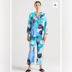 Natori Botanic Melody Satin Long Sleeve PJ